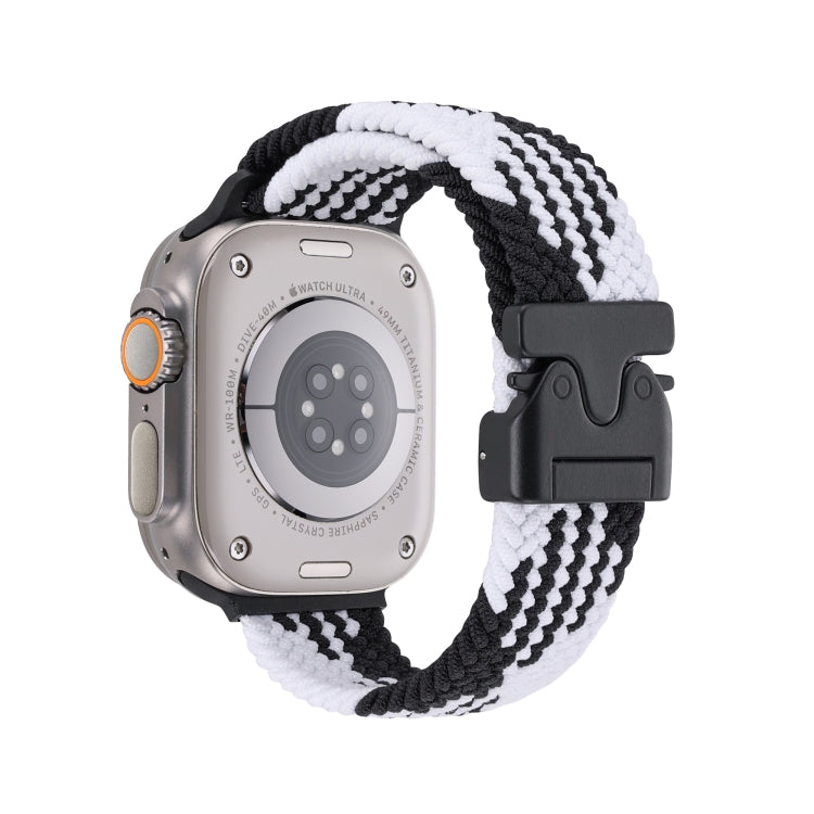 For Apple Watch 42mm / 41mm / 40mm / 38mm Snap Button Braided Watch Band