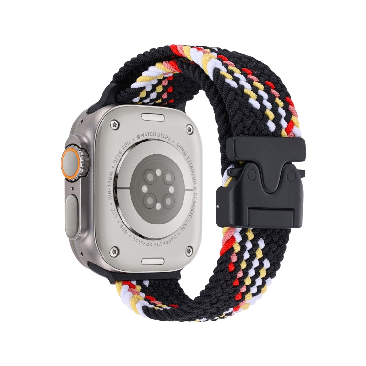 For Apple Watch 42mm / 41mm / 40mm / 38mm Snap Button Braided Watch Band