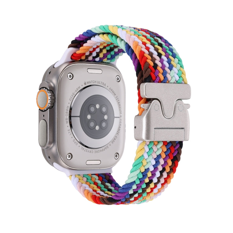 For Apple Watch 42mm / 41mm / 40mm / 38mm Snap Button Braided Watch Band