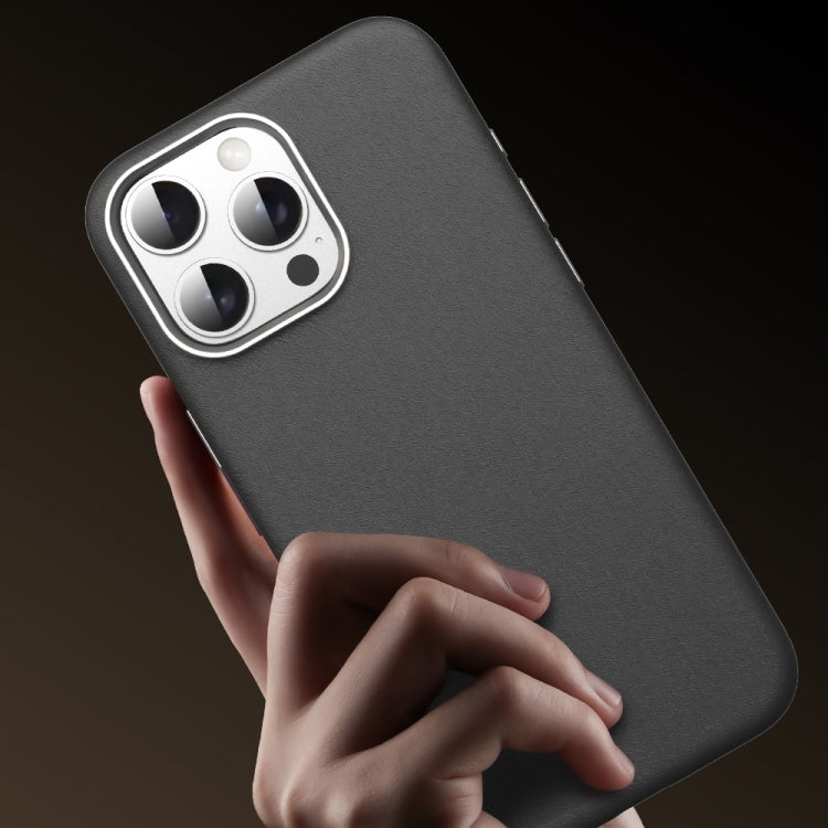 For iPhone 16 Pro Max TOTU PC-17 Mulsanne Series Plain Leather MagSafe Magnetic Phone Case