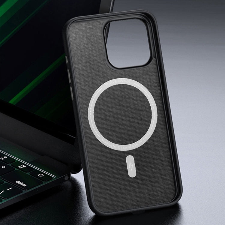 For iPhone 16 Pro TOTU PC-17 Mulsanne Series Plain Leather MagSafe Magnetic Phone Case
