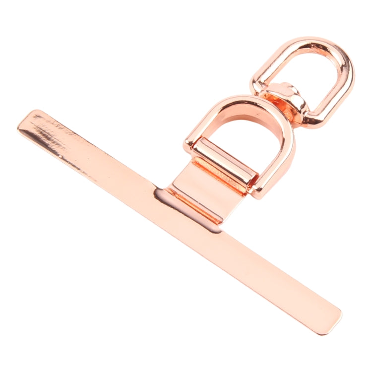 360 Degree Rotation T-shape Metal Mobile Phone Lanyard Fixing Gasket