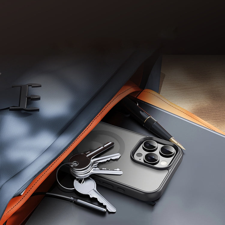 For iPhone 16 Pro TOTU PC-25 Skin Feel MagSafe Magnetic Stand Phone Case