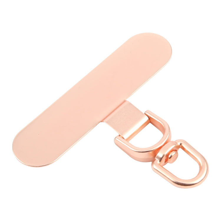 360 Degree Rotation Oval Metal Mobile Phone Lanyard Fixing Gasket