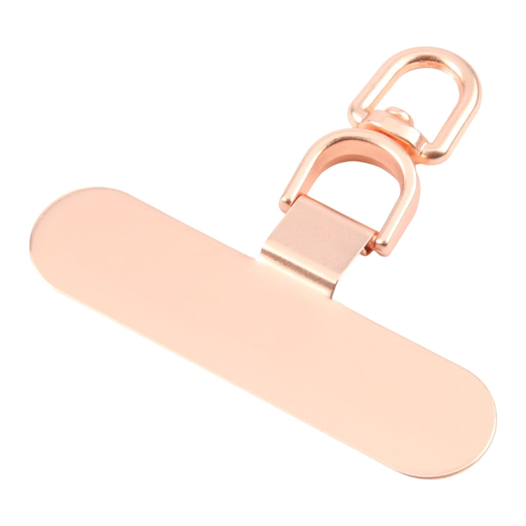 360 Degree Rotation Oval Metal Mobile Phone Lanyard Fixing Gasket