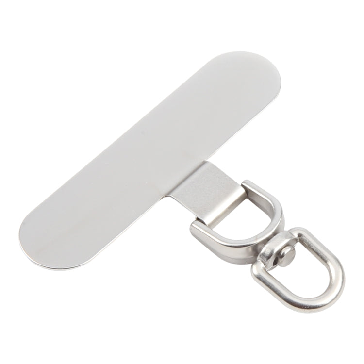 360 Degree Rotation Oval Metal Mobile Phone Lanyard Fixing Gasket