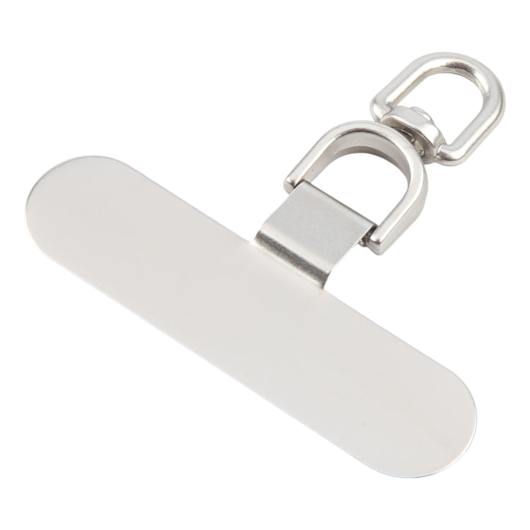 360 Degree Rotation Oval Metal Mobile Phone Lanyard Fixing Gasket