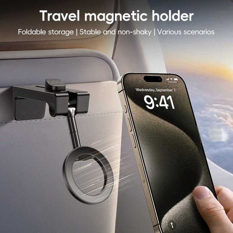 Yesido C298 Clip MagSafe Magnetic Mobile Phone Holder - Black
