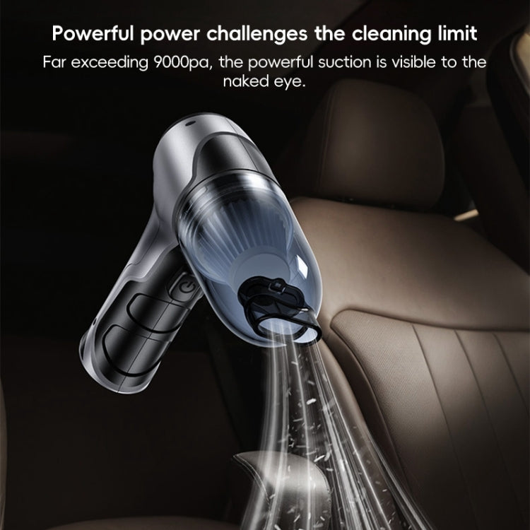 Yesido VC08 Brushless Motor Car Blowing and Suction Dual-Purpose Vacuum Cleaner - Black