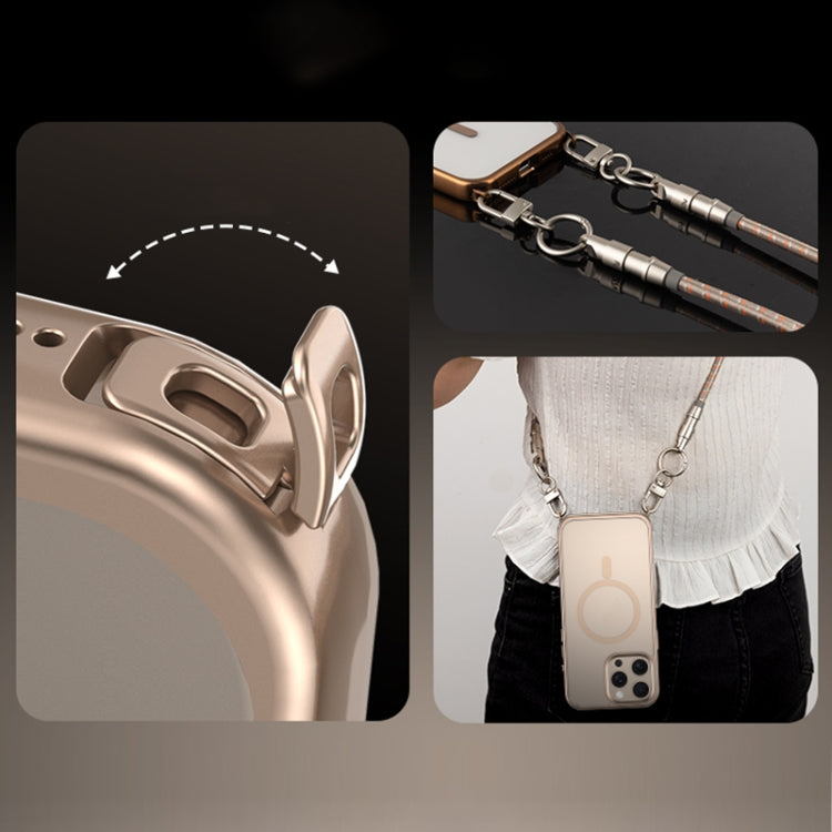 For iPhone 16 Pro TOTU PC-27 MagSafe Magnetic Hidden Metal Buckle Phone Case