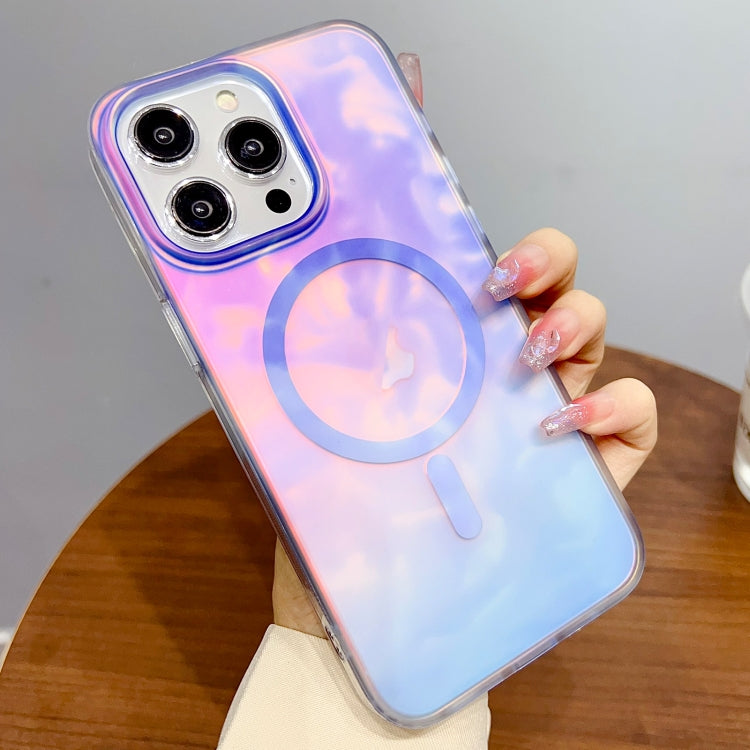 For iPhone 15 Pro Max Gradient MagSafe PC Hybrid TPU Phone Case
