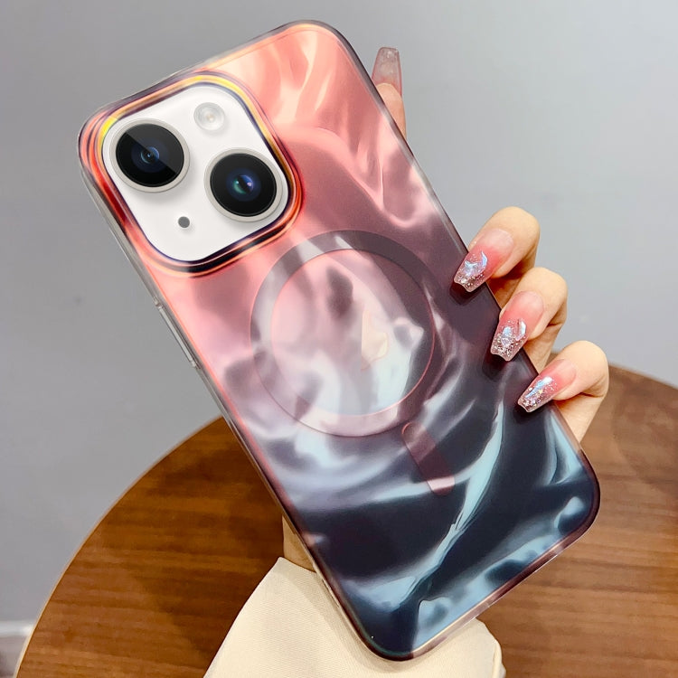 For iPhone 14 Gradient MagSafe PC Hybrid TPU Phone Case