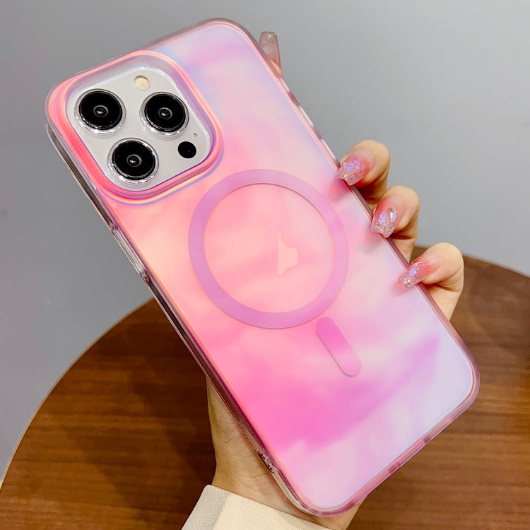 For iPhone 13 Pro Gradient MagSafe PC Hybrid TPU Phone Case