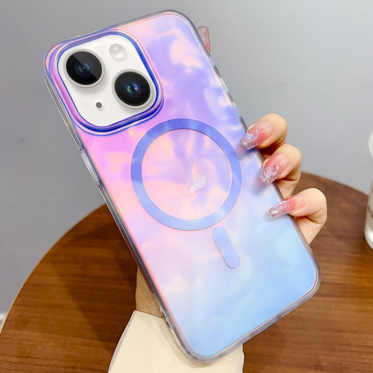 For iPhone 13 Gradient MagSafe PC Hybrid TPU Phone Case