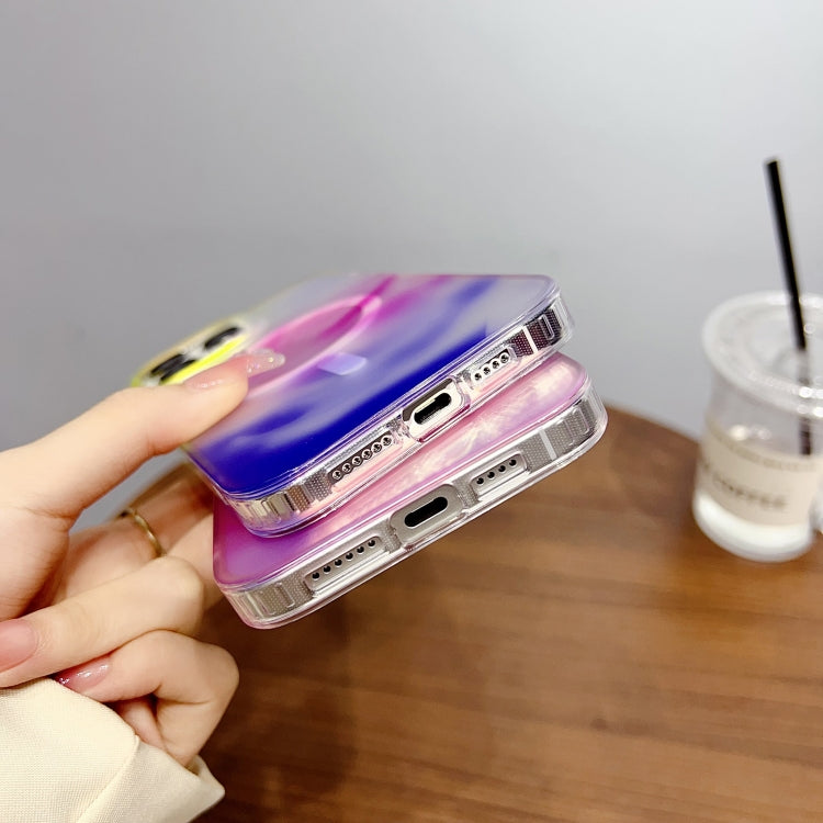 For iPhone 14 Pro Gradient MagSafe PC Hybrid TPU Phone Case