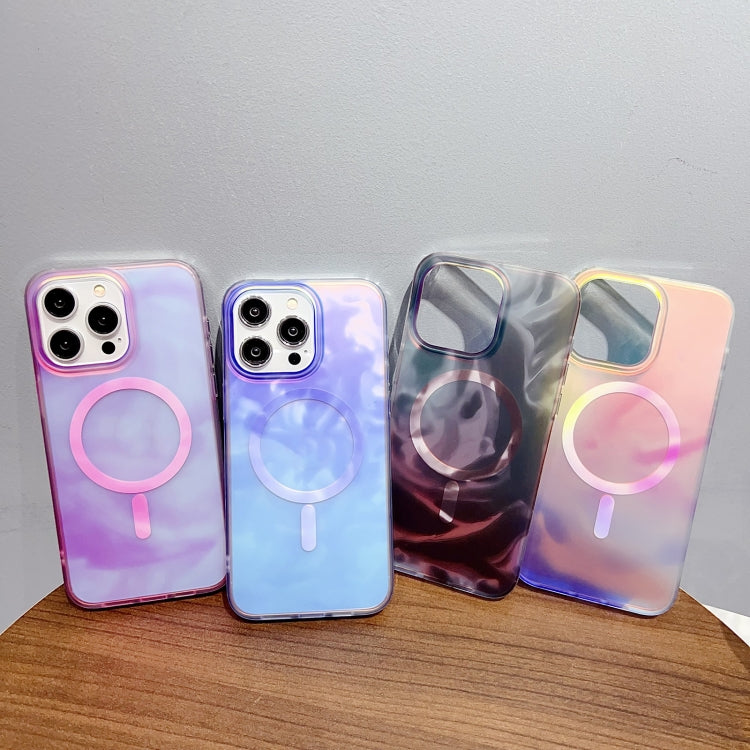 For iPhone 14 Gradient MagSafe PC Hybrid TPU Phone Case