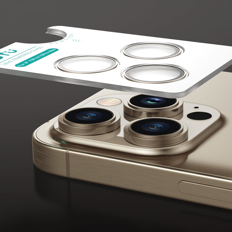 For iPhone 16 / 16 Plus TOTU PG-3 Matte Metal Lens Protective Film