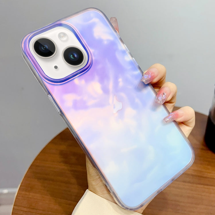For iPhone 14 Plus Gradient IMD PC Hybrid TPU Phone Case