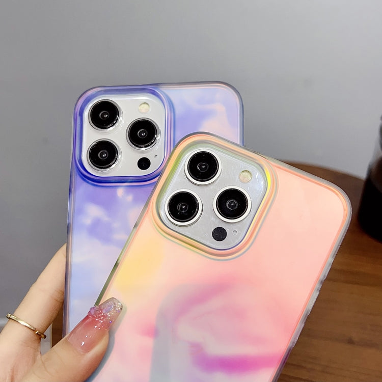 For iPhone 15 Pro Gradient IMD PC Hybrid TPU Phone Case