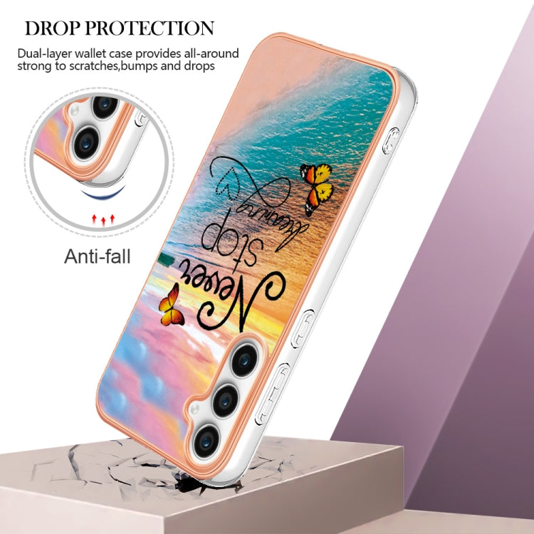 For Samsung Galaxy S24 FE 5G Electroplating IMD TPU Phone Case