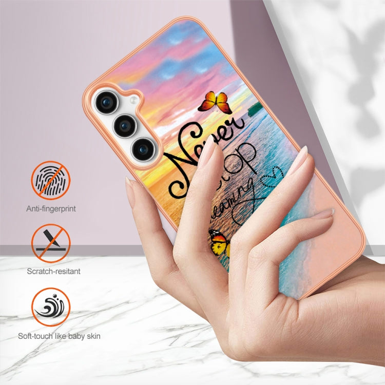 For Samsung Galaxy S24 FE 5G Electroplating IMD TPU Phone Case