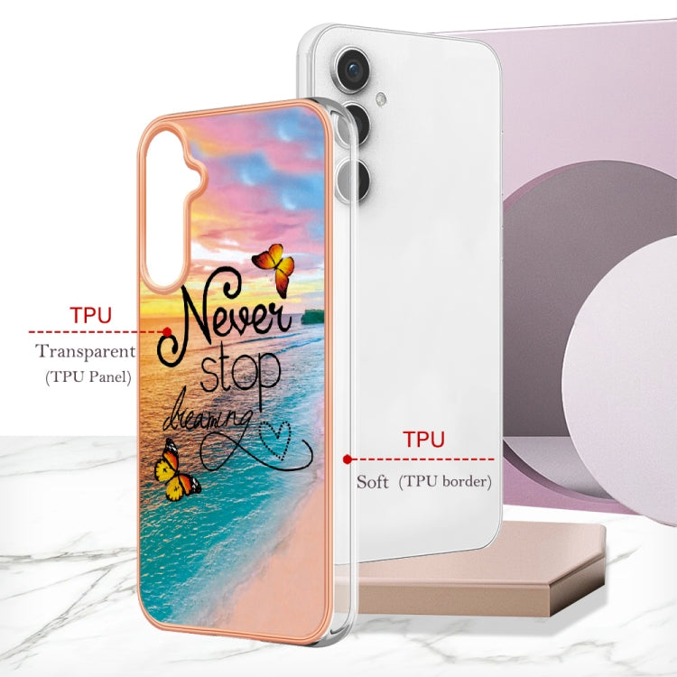 For Samsung Galaxy S24 FE 5G Electroplating IMD TPU Phone Case