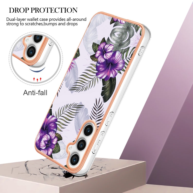 For Samsung Galaxy S24 FE 5G Electroplating IMD TPU Phone Case