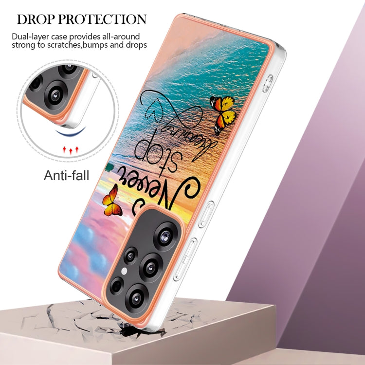 For Samsung Galaxy S25 Ultra 5G Electroplating IMD TPU Phone Case