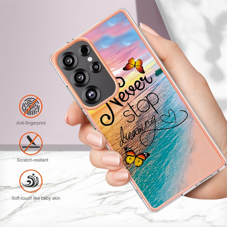 For Samsung Galaxy S25 Ultra 5G Electroplating IMD TPU Phone Case