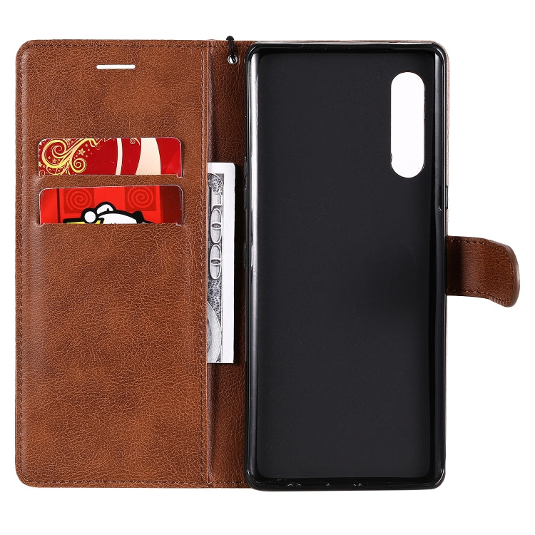 For LG G9 Solid Color Horizontal Flip Protective Leather Case with Holder & Card Slots & Wallet & Photo Frame & Lanyard