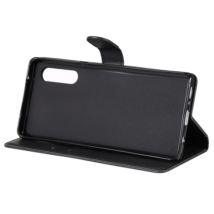 For LG G9 Solid Color Horizontal Flip Protective Leather Case with Holder & Card Slots & Wallet & Photo Frame & Lanyard