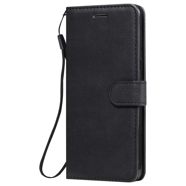 For LG K41S / K51S Solid Color Horizontal Flip Protective Leather Case with Holder & Card Slots & Wallet & Photo Frame & Lanyard