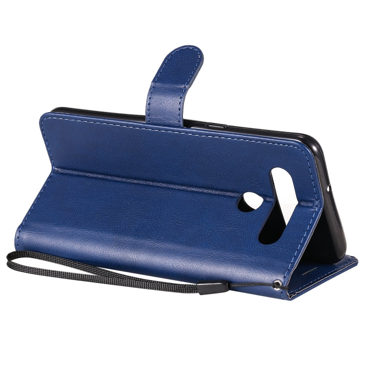 For LG K41S / K51S Solid Color Horizontal Flip Protective Leather Case with Holder & Card Slots & Wallet & Photo Frame & Lanyard