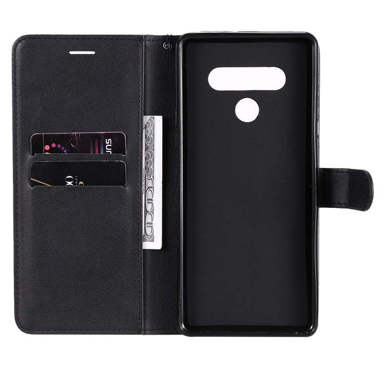 For LG Stylo 6 Solid Color Horizontal Flip Protective Leather Case with Holder & Card Slots & Wallet & Photo Frame & Lanyard