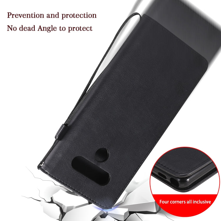 For LG Stylo 6 Solid Color Horizontal Flip Protective Leather Case with Holder & Card Slots & Wallet & Photo Frame & Lanyard