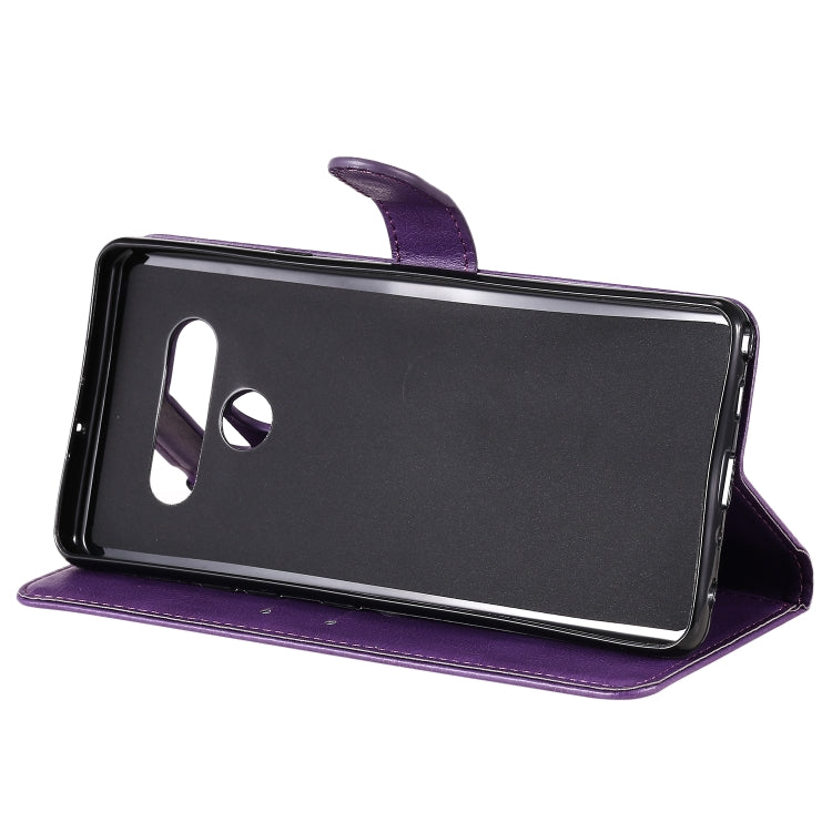 For Motorola Moto E6s (2020) Solid Color Horizontal Flip Protective Leather Case with Holder & Card Slots & Wallet & Photo Frame & Lanyard