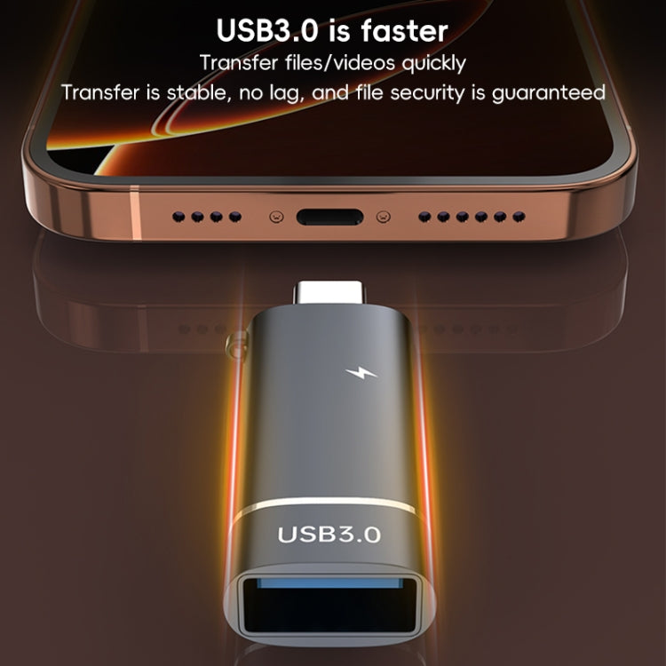 2 in 1 Type-C to USB and Type-C Charging OTG Adapter