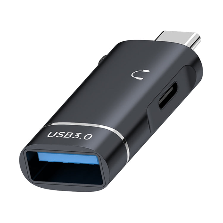2 in 1 Type-C to USB and Type-C Earphone Adapter