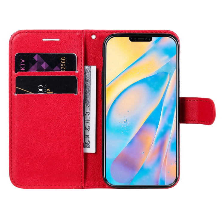 For iPhone 12 mini Solid Color Horizontal Flip Protective Leather Case with Holder & Card Slots & Wallet & Photo Frame & Lanyard