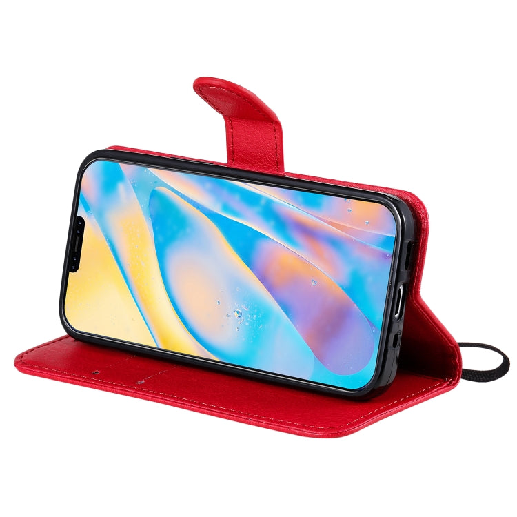 For iPhone 12 mini Solid Color Horizontal Flip Protective Leather Case with Holder & Card Slots & Wallet & Photo Frame & Lanyard