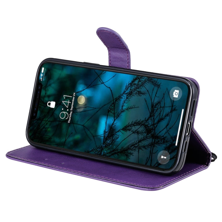 For iPhone 12 Pro Max Solid Color Horizontal Flip Protective Leather Case with Holder & Card Slots & Wallet & Photo Frame & Lanyard