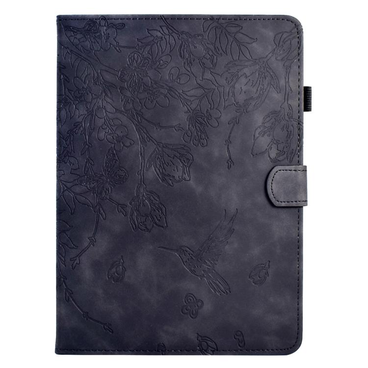 For Lenovo Xiaoxin Pad 12.1 2025 Flowers and Bird Embossed Smart Leather Tablet Case