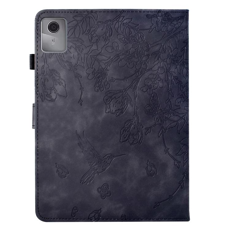 For Lenovo Xiaoxin Pad 12.1 2025 Flowers and Bird Embossed Smart Leather Tablet Case
