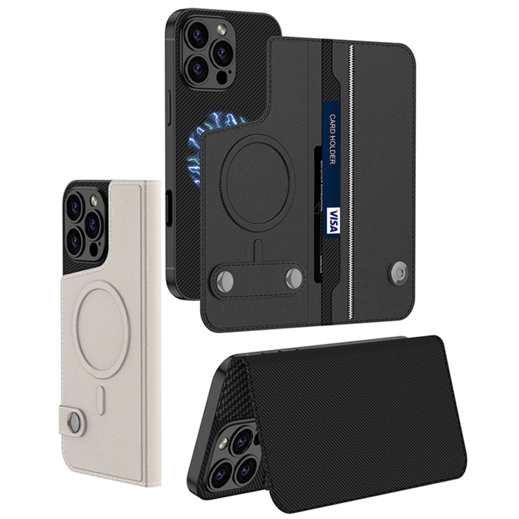 For iPhone 16 Pro Max GKK Detachable Flip Leather MagSafe Phone Case