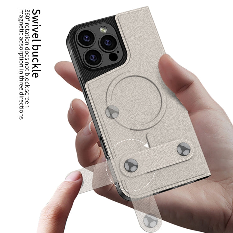 For iPhone 16 Pro GKK Detachable Flip Leather MagSafe Phone Case