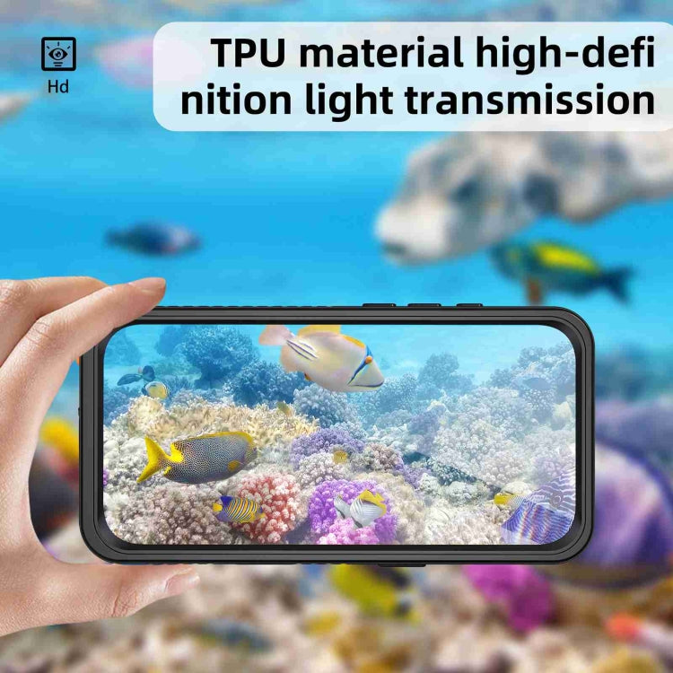 For iPhone 16 Plus RedPepper IP68 Waterproof Triple-proof Phone Case - Black