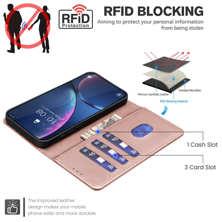 For Google Pixel 9a Litchi Texture RFID Anti-theft Leather Phone Case