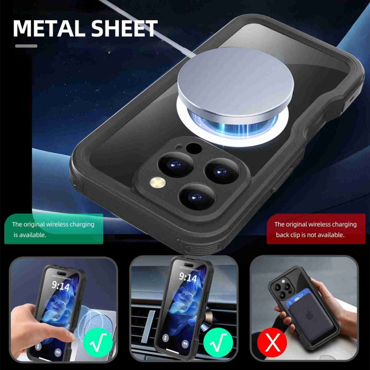 For iPhone 16 Pro Max RedPepper IP68 Waterproof Triple-proof MagSafe Phone Case
