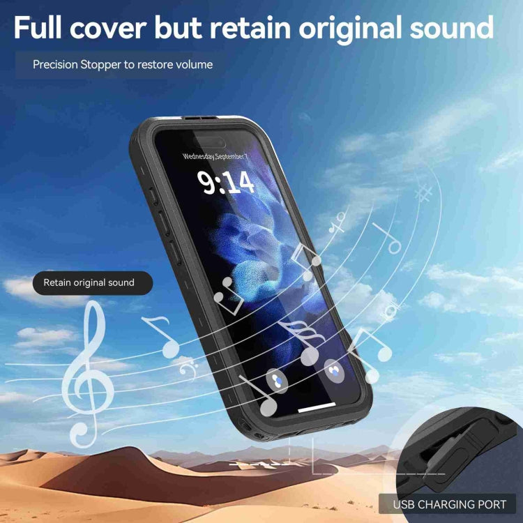 For iPhone 16 Pro Max RedPepper IP68 Waterproof Triple-proof MagSafe Phone Case