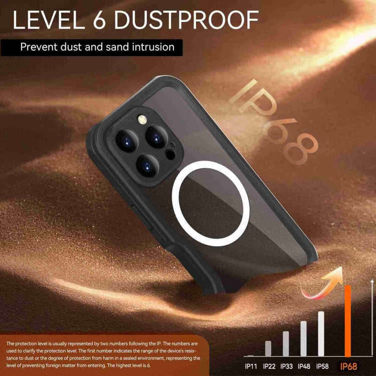 For iPhone 16 Pro RedPepper IP68 Waterproof Triple-proof MagSafe Phone Case